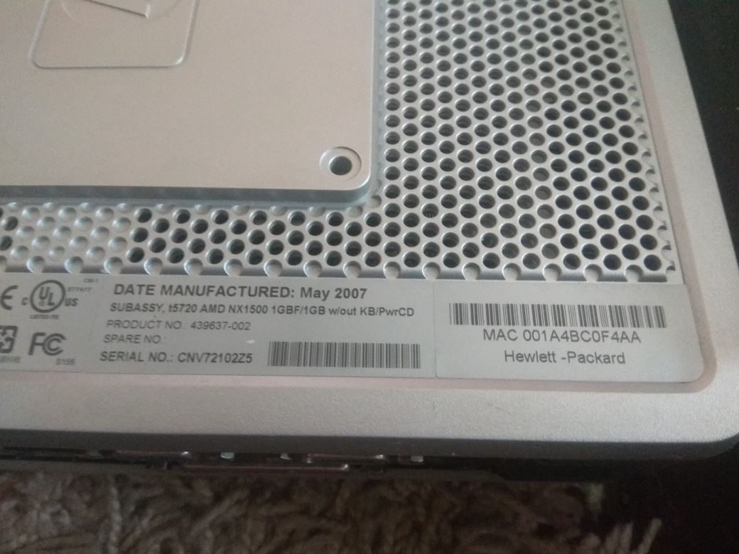Компьютер тонкий клиент  HP Compaq t5000