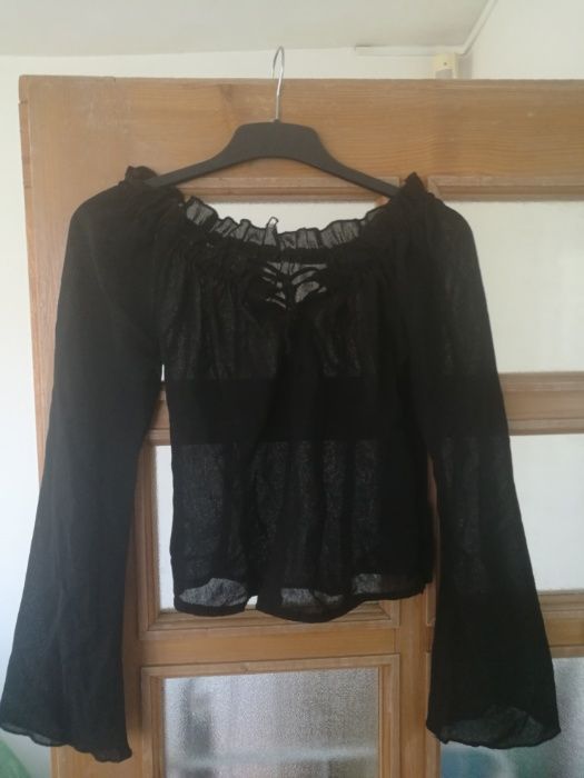 Bluza neagra vascoza sexy Tina R