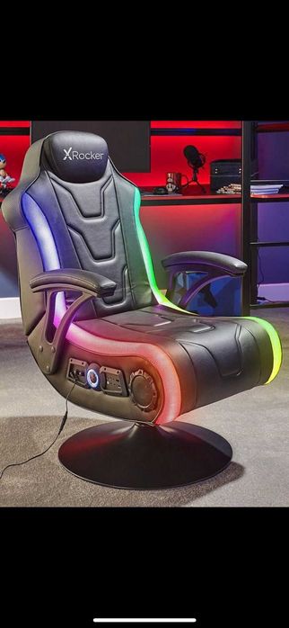 Scaun gaming X Rocker Monsoon 4.1 RGB – stare excelentă