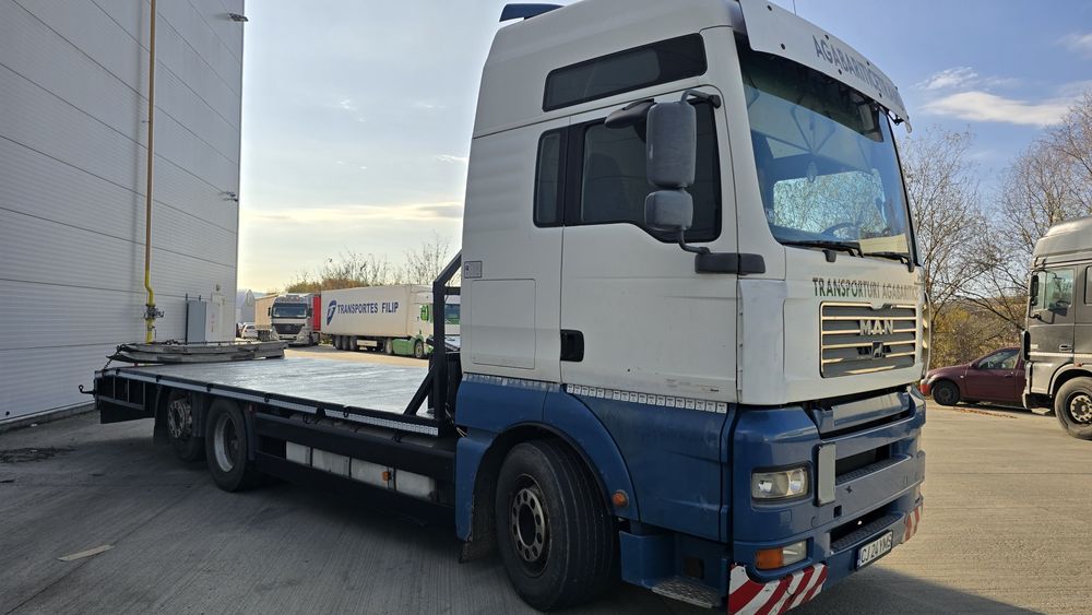 Vand autoplatforma MAN 26 430 retarder, variante tractor,barca,auto