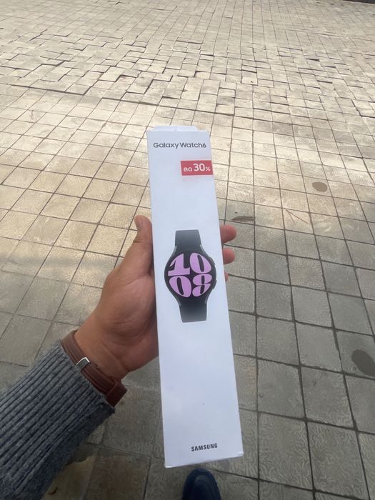 Samsung smartwatch6 (qora)