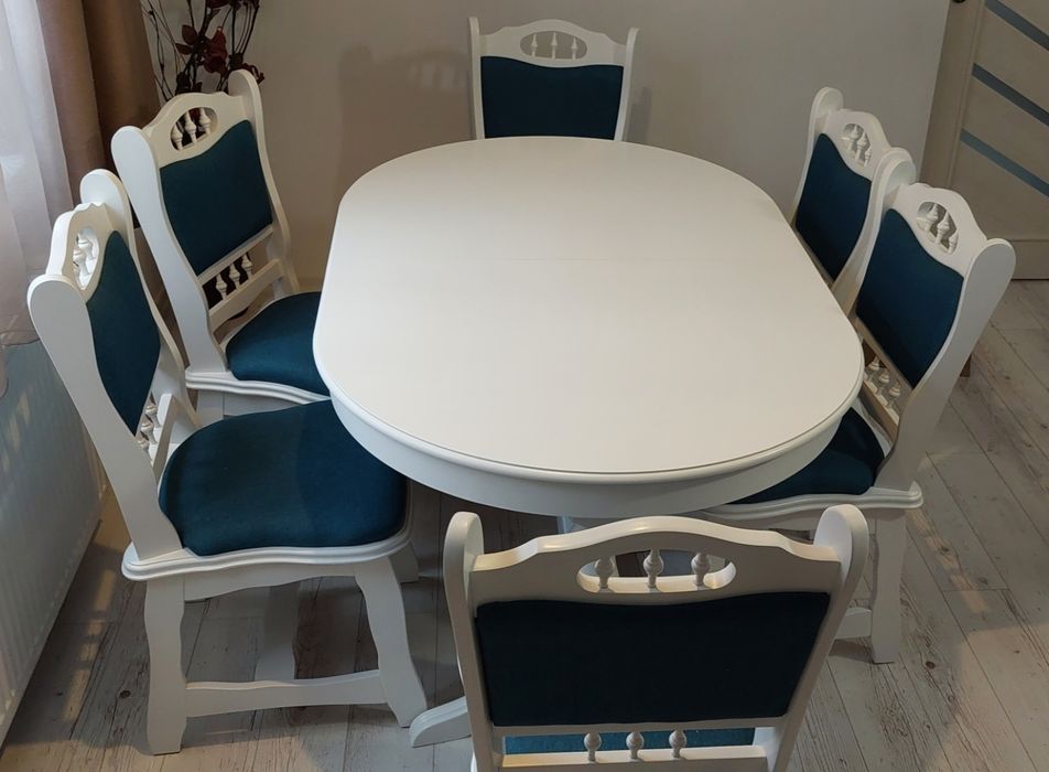 Vand Set Rustic Masa cu 6 Scaune!