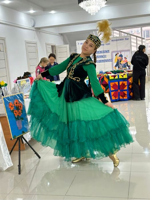 6 штук Шалбар, жилет, тақия, көйлек комплект. Ручная работа