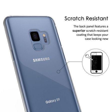 Husa pentru Samsung Galaxy S9, GloMax TPU 360, Transparent