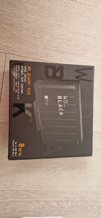 HDD extern WD Black D10 Game Drive 8TB, 3.5", USB 3.2 Gen1