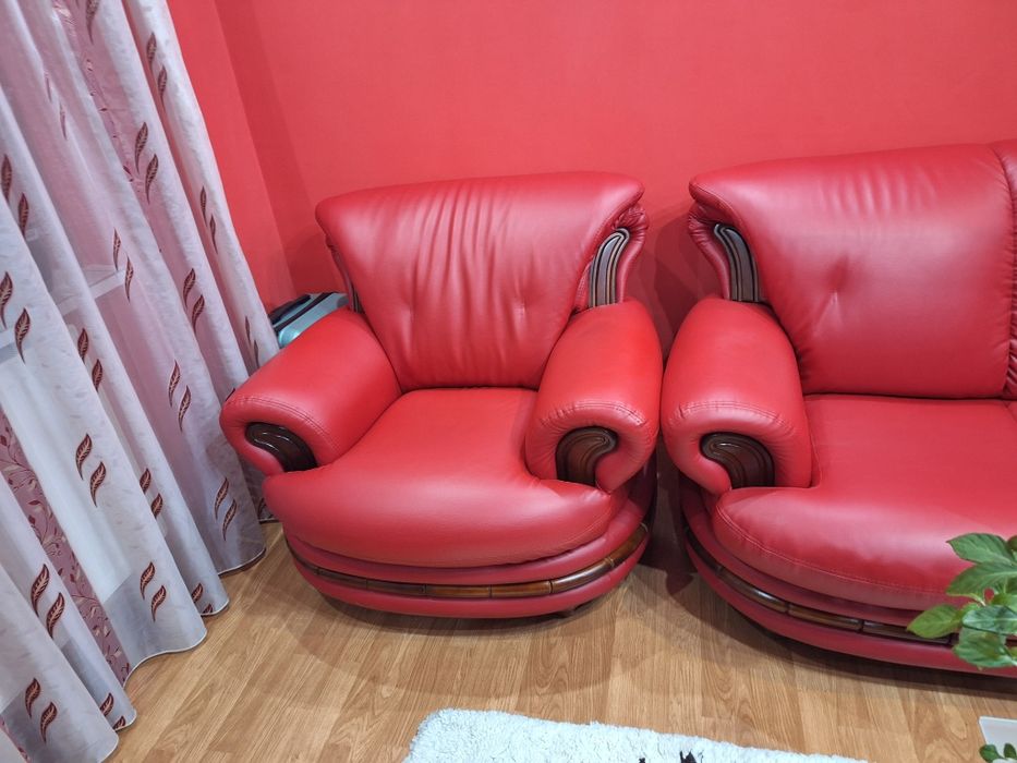 Canapea cu 2 fotolii