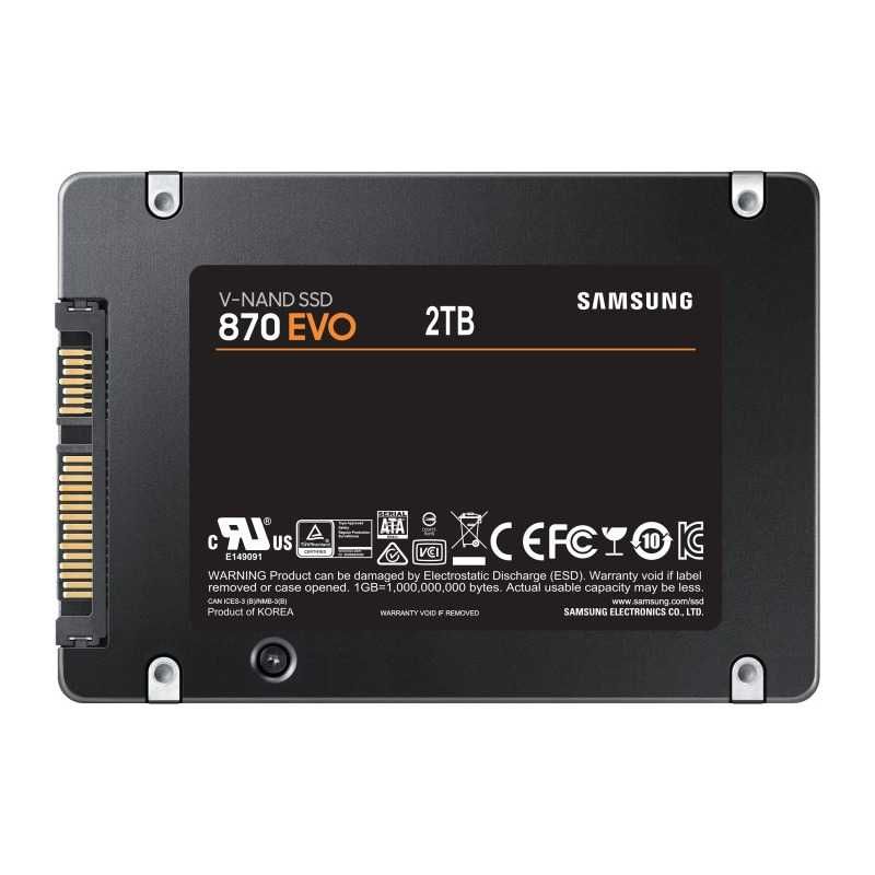SSD 2TB Samsung 870 EVO interfata SATA 3 sata III 2 TB Nou Sigilat