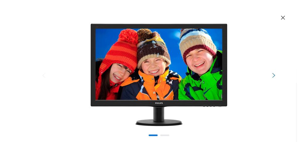 Monitor Philips LCD cu SmartControl Lite