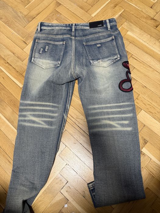 Продавам дънки amiri slim fit