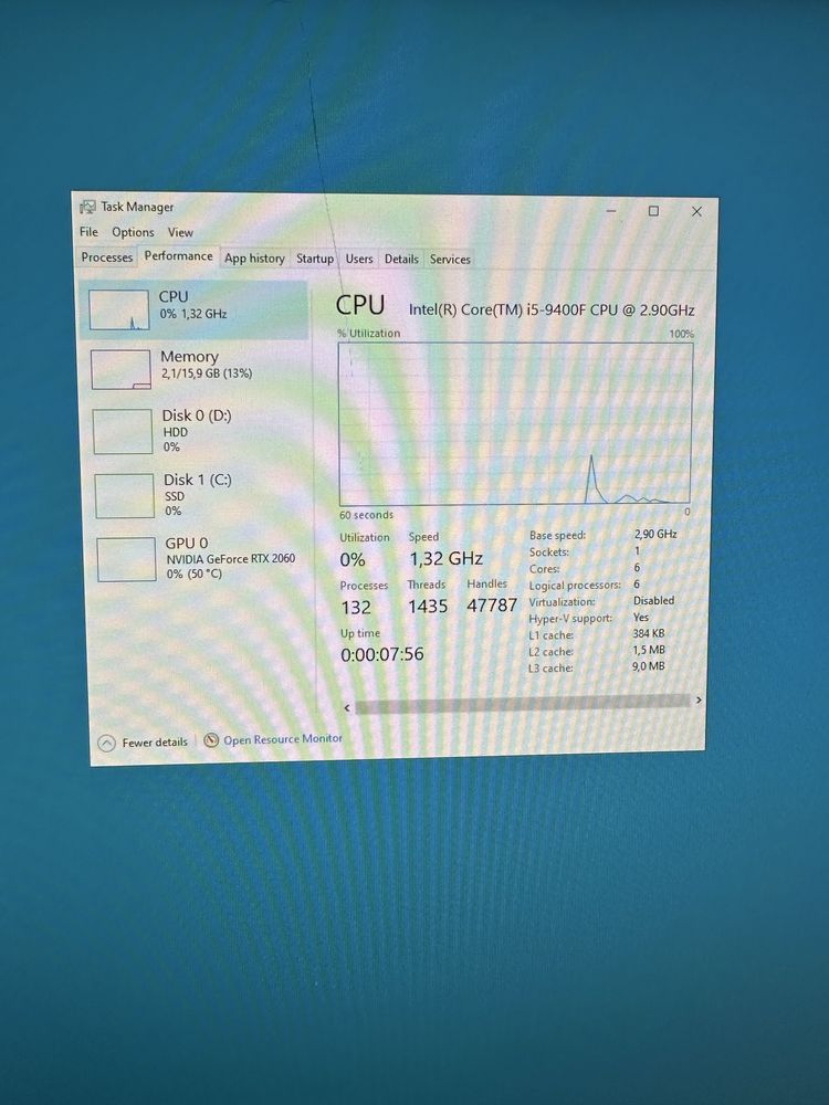 Настолен компютър pc използван