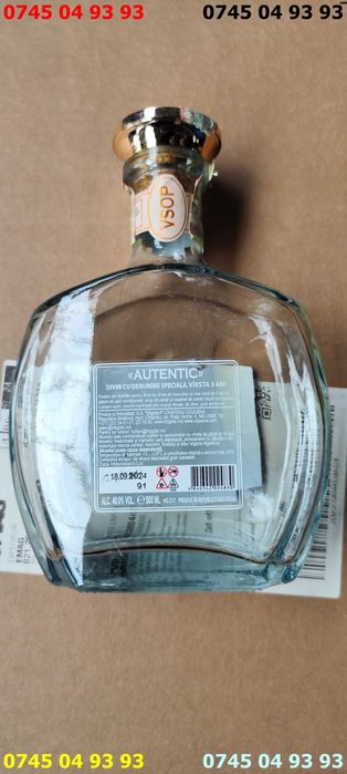 sticla goala Chateau Cojusna VSOP 500ml