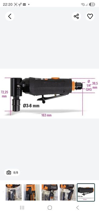 Polizor pneumatic BETA 1933