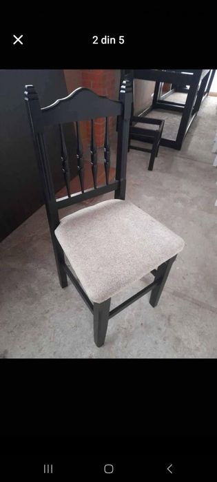 12 scaune fag, pot face si masa