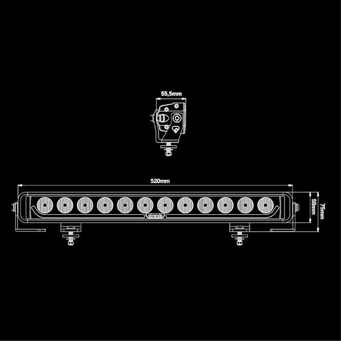 Bara LED 5000K 120W 52cm Strands DARK KNIGHT IDENTITY