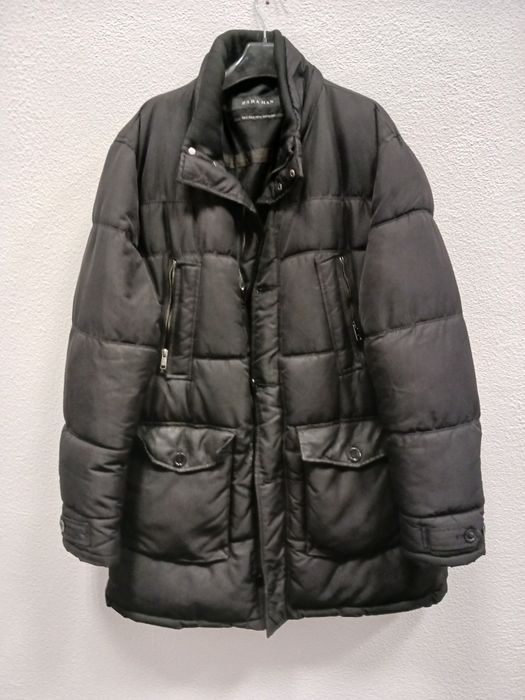 Vând jachetă parka bărbați,  Zara man, neagră, XL