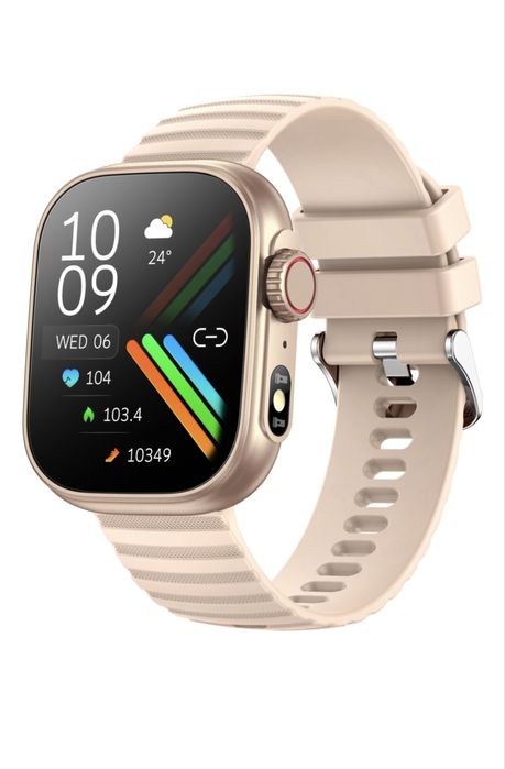 Смарт-часы YUNTEKO ZWi39 бежевый-бежевый