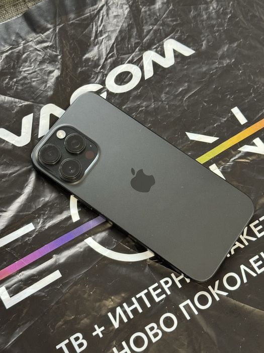 КАТО НОВ 512GB iPhone 16 Pro Max Vivacom Гаранция 2026 Black / Черен