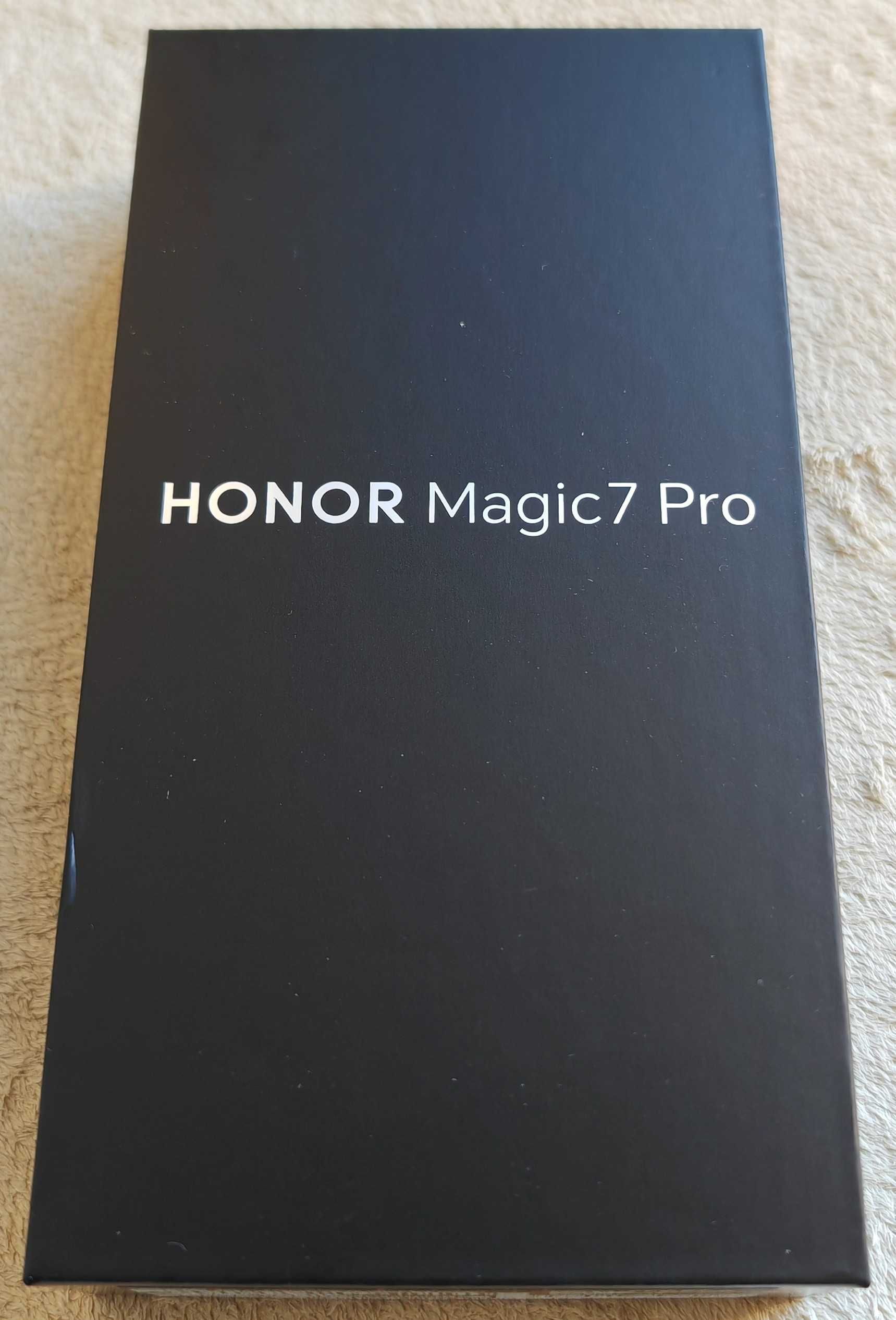 ЧИСТО НОВ Honor Magic 7 Pro, 12/512GB, 3г. гаранция, Черен, Запечатан