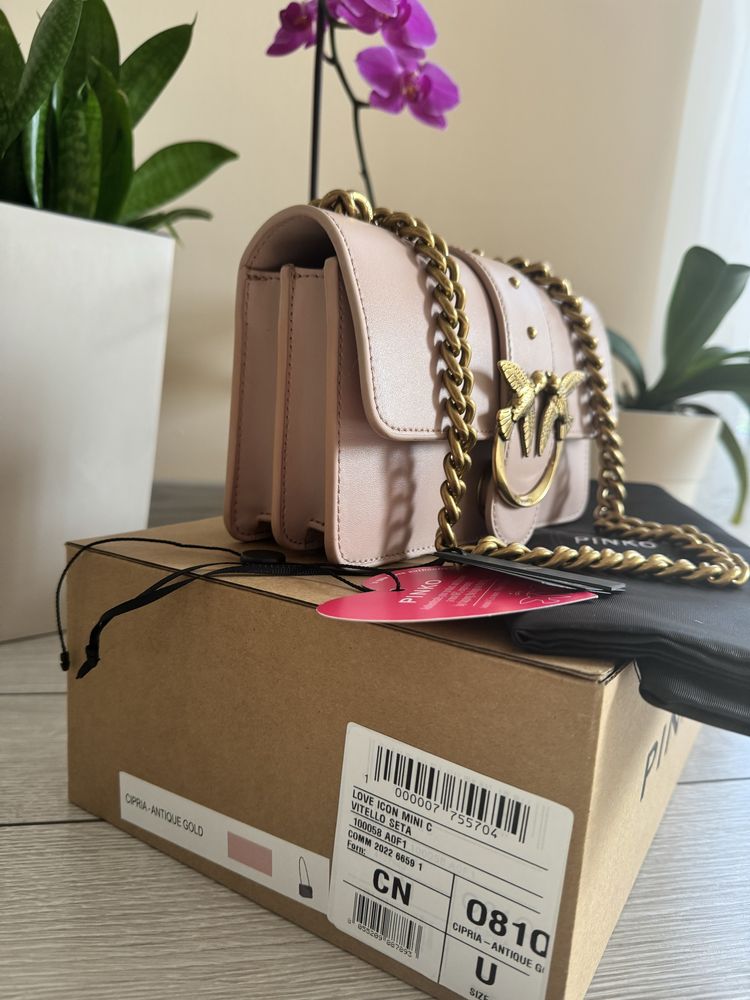 PINKO Дамска чанта Love Icon Mini C PE 23 PLTT 100058 AOF1