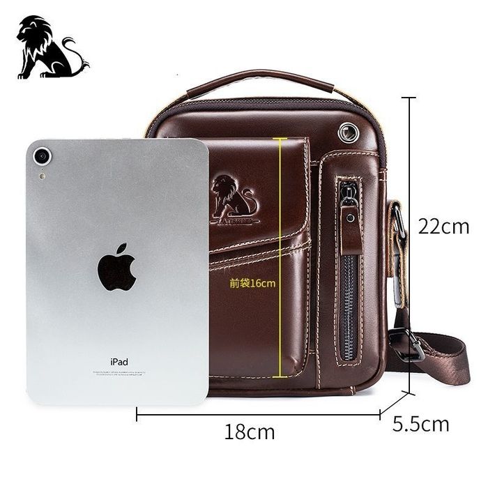 Мужская сумка из 100% натуральной кожи бычьей мужской барсетка