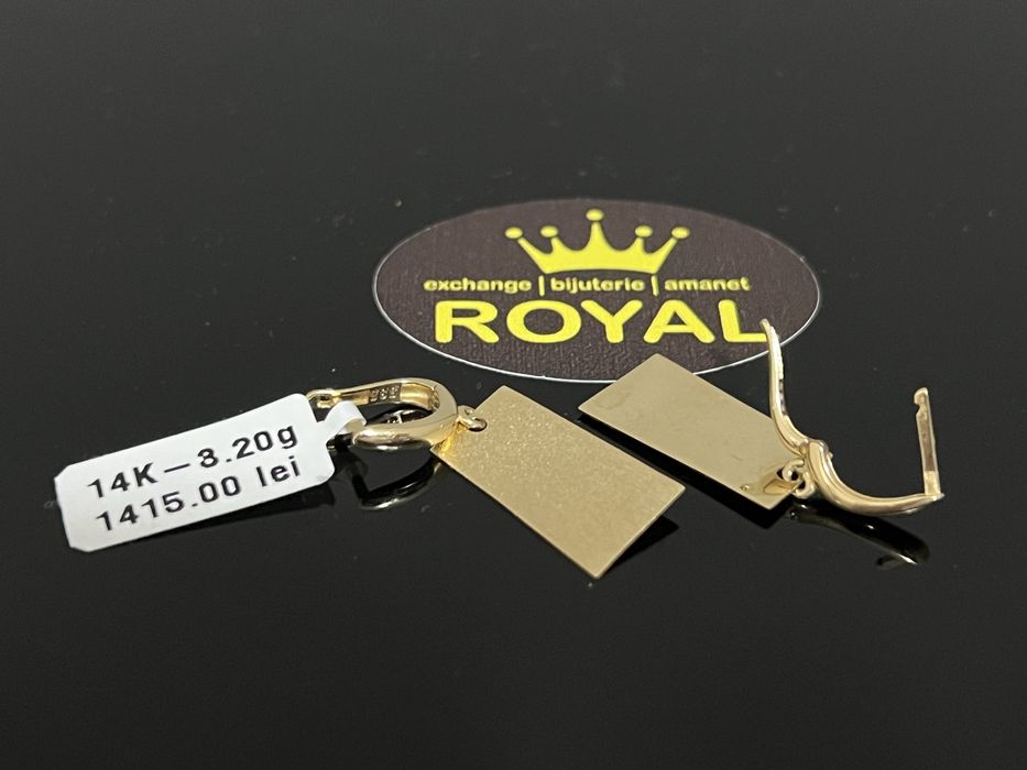 Bijuteria Royal CB : Cercei dama aur 14k 3,20 grame