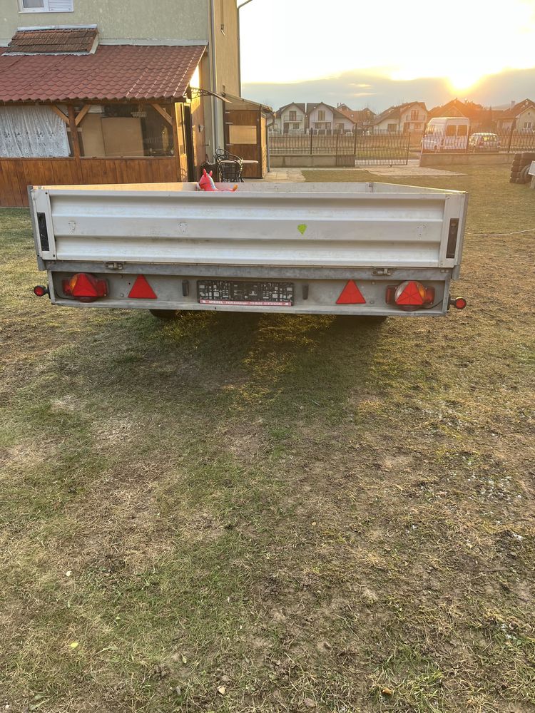 Trailer-Platforma-Remorca auto HUMBAUR 2500kg 2012.