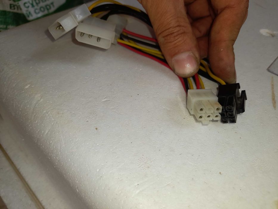 6 пиновый разъем, молекс, для видеокарты