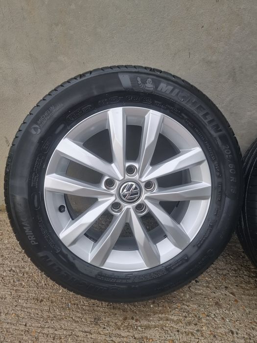 Jante originale VW 16" cu senzori presiune originali si anvelope de va