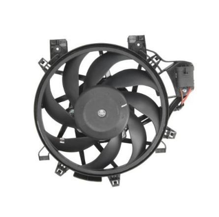 GMV radiator electroventilator Opel Combo C, 10.2001-2011, motor 1.7 DTI 16V 55kw, 1.7 DI 16V 48kw, diesel, cutie manuala, cu AC, 290 mm; 3 pini, cu pre-rezistor,