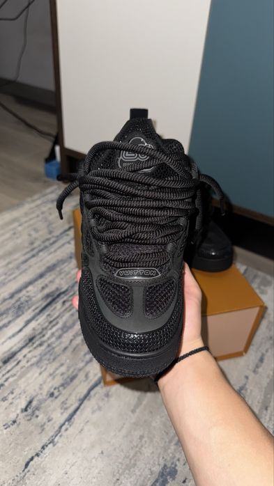 Louis Vuitton Skates Black Crystals