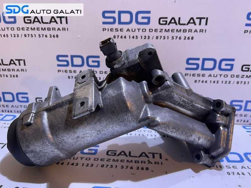 Suport Carcasa Filtru Ulei Radiator Termoflot BMW Seria 1 E81 E87 120 2.0 D M47 2004 - 2013 7787072