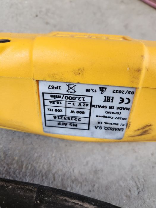 Vibrator De Beton Enarco Alternatore și Lance Enarco M5 Afp noi