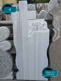 Reducere 15%  monumente funerare , marmura alba si granit