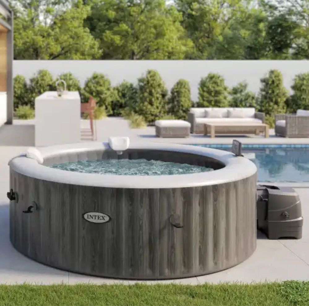 Надуваемо джакузи PureSpa™ Greywood Bubble Deluxe за 6 човека