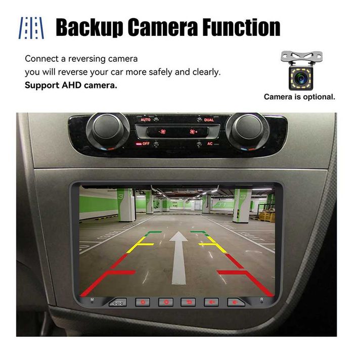 9” 2-DIN мултимедия за Volkswagen-SEAT-Skoda Android 14   4/64GB
