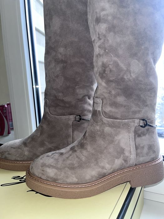 Женские сапоги евро зима до колен