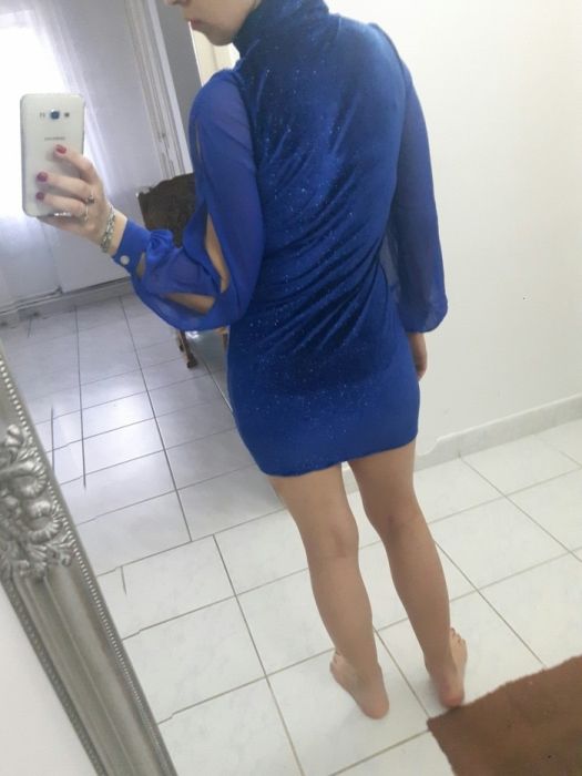 Rochie scurta albastra
