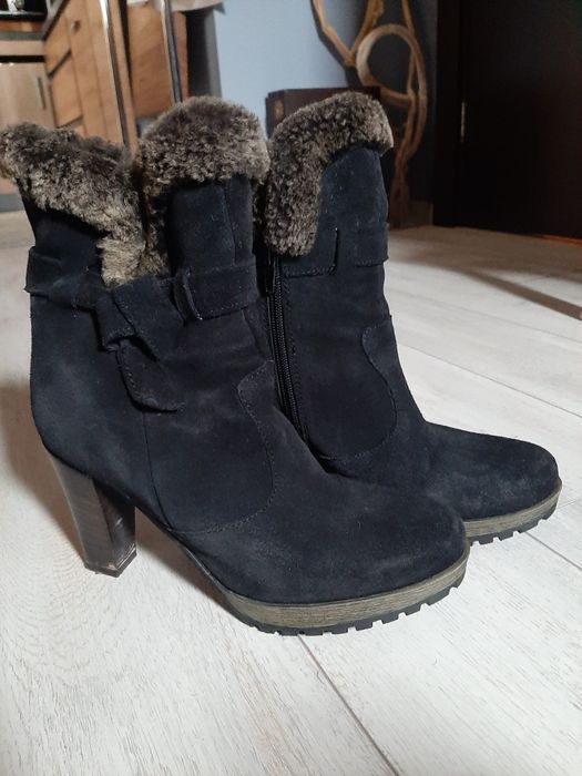 Боти велур  нови