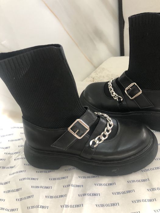 Лоферы с цепью 38