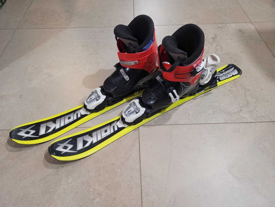 Ski copii 80c Völkl si clapari Atomic 18,5 (marime 29) bonus ochelari