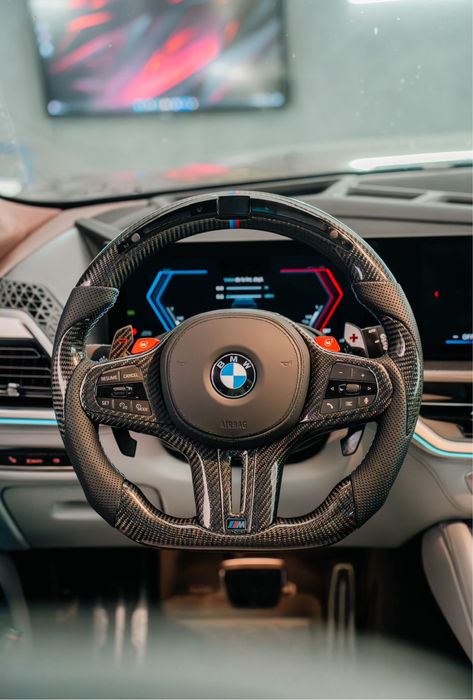 Volan BMW Carbon - Seria G - Race Display - Incalzire - Vibratii - TJA