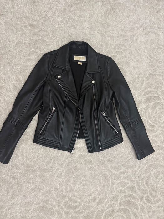 Кожаная куртка Michael Kors, размер XS