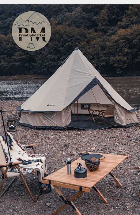 Палатка шатер | юрта 400х400х250 см, 2-х слойная, 8-местная