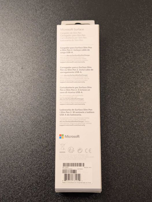 Încărcător Microsoft Surface Slim Pen / Slim Pen 2 (NOU, în cutie)