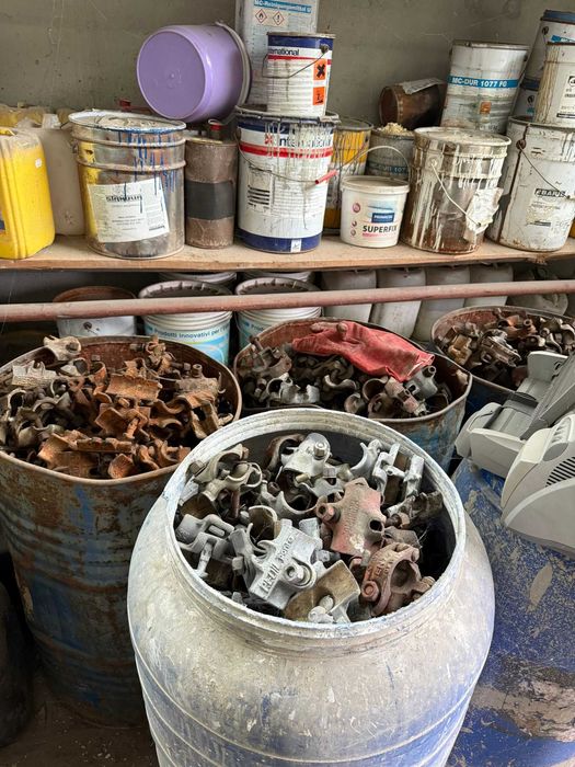 Morsete / bride / cuple rotative pentru teava de schela second hand