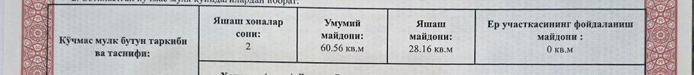 2 xonali uy sotiladi продается квартира