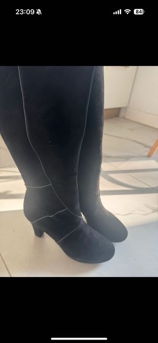 Cizme piele intoarsa Geox