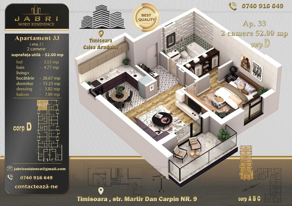 Apartamente de vanzare Calea Aradului!Direct de la dezvoltator!