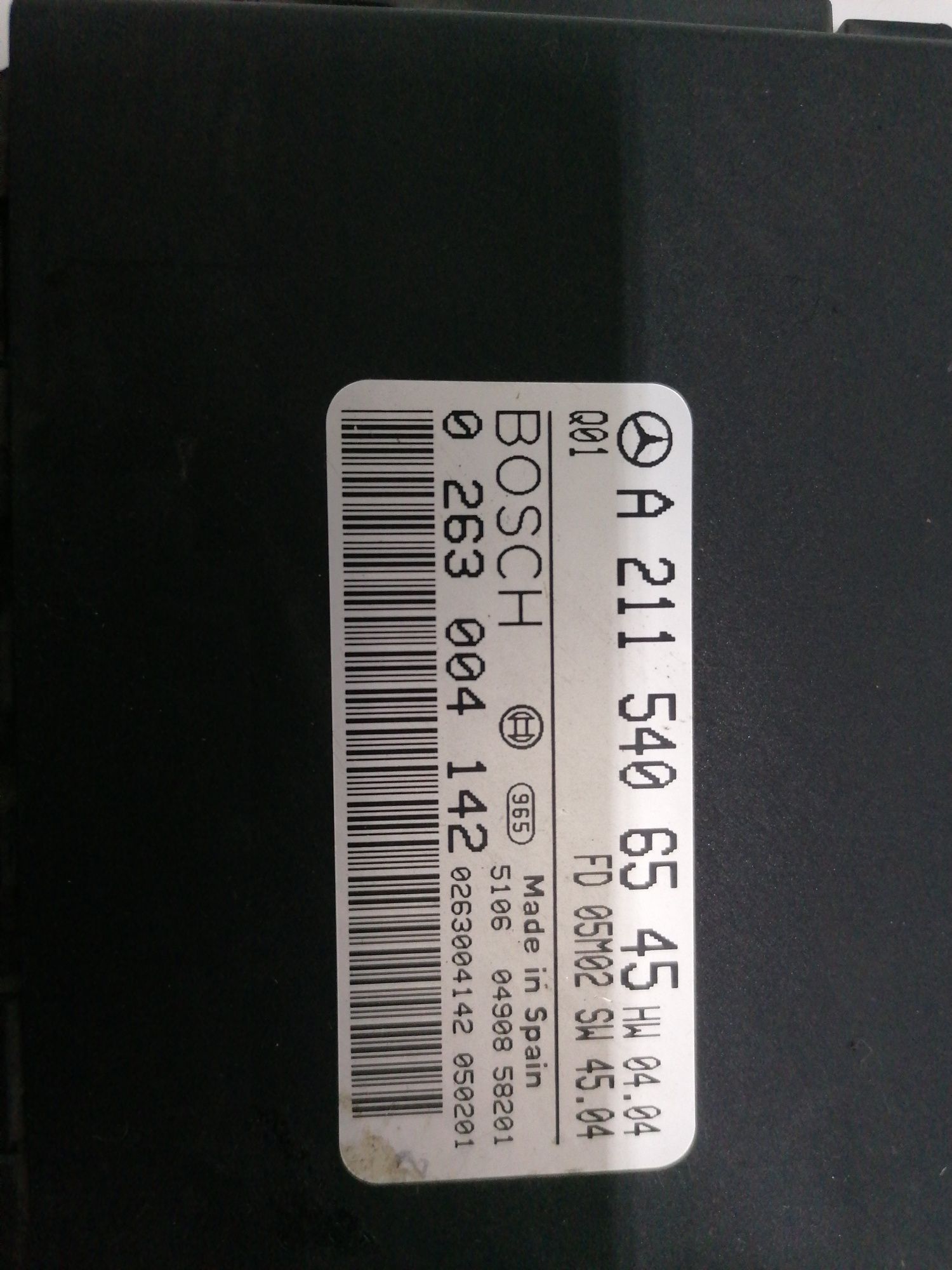 Modul calculator baterie w211 E class A 211 540 65 45