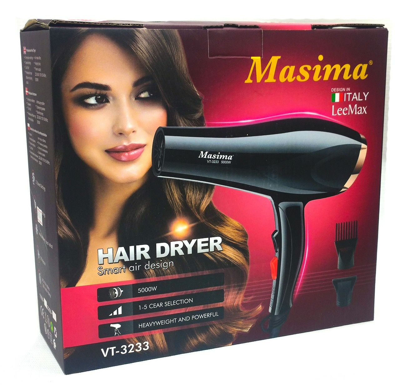 Фен для волос Masima VT - 3233